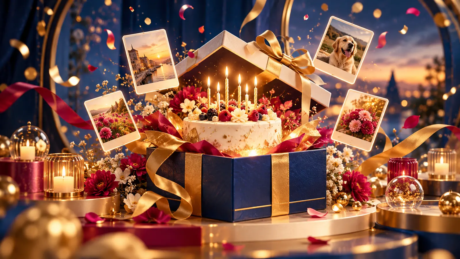 Personalized birthday digital experience and greeting idea