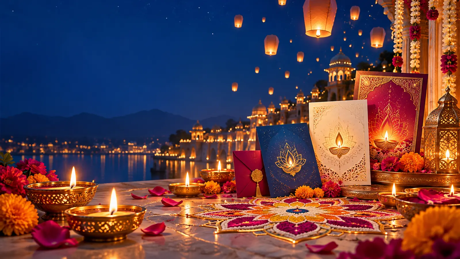 Personalized Diwali digital greeting and family surprise ideas