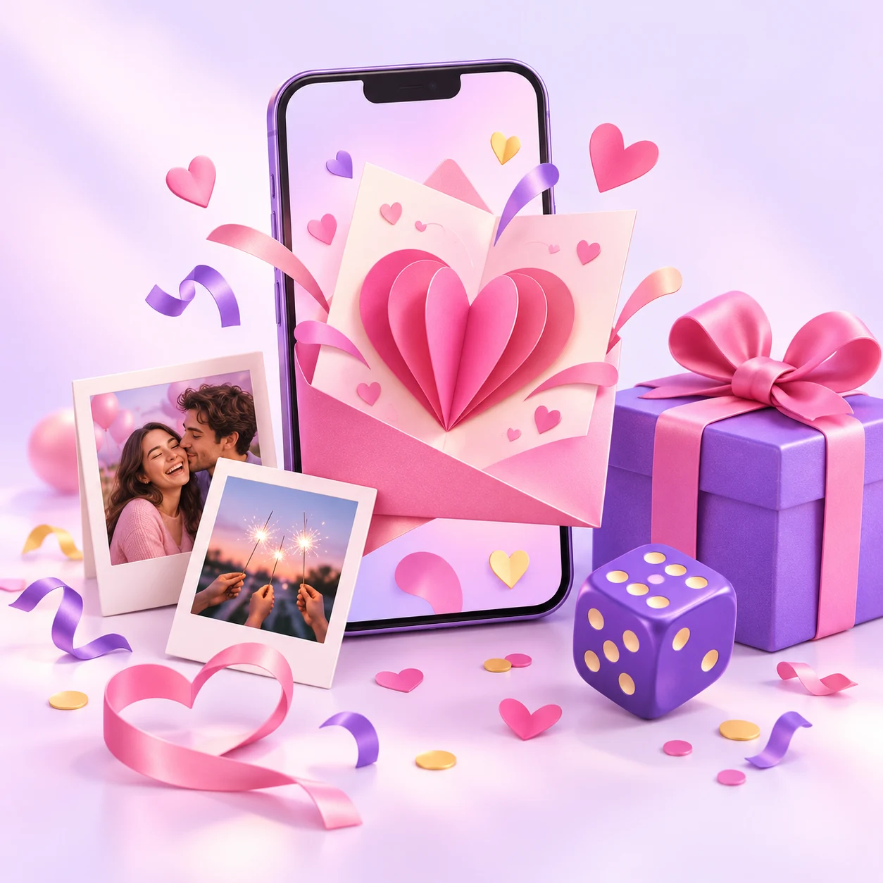 Personalized greetings, invitations, games and surprises
